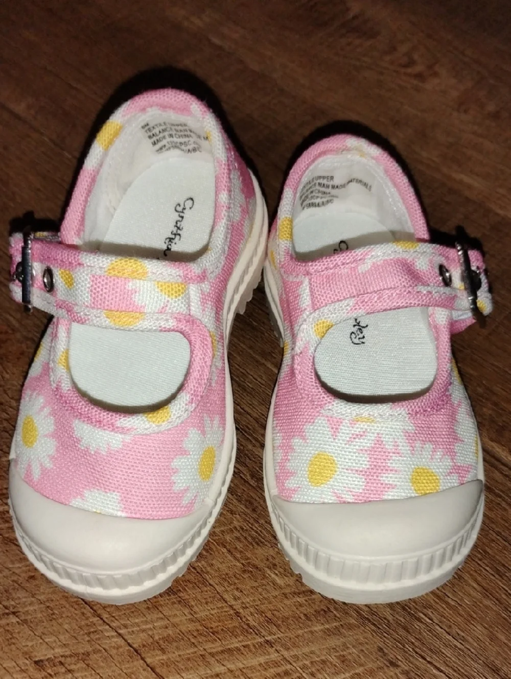 Cynthia Rawley Pink Daisy Toddler Mary Jane Shoes